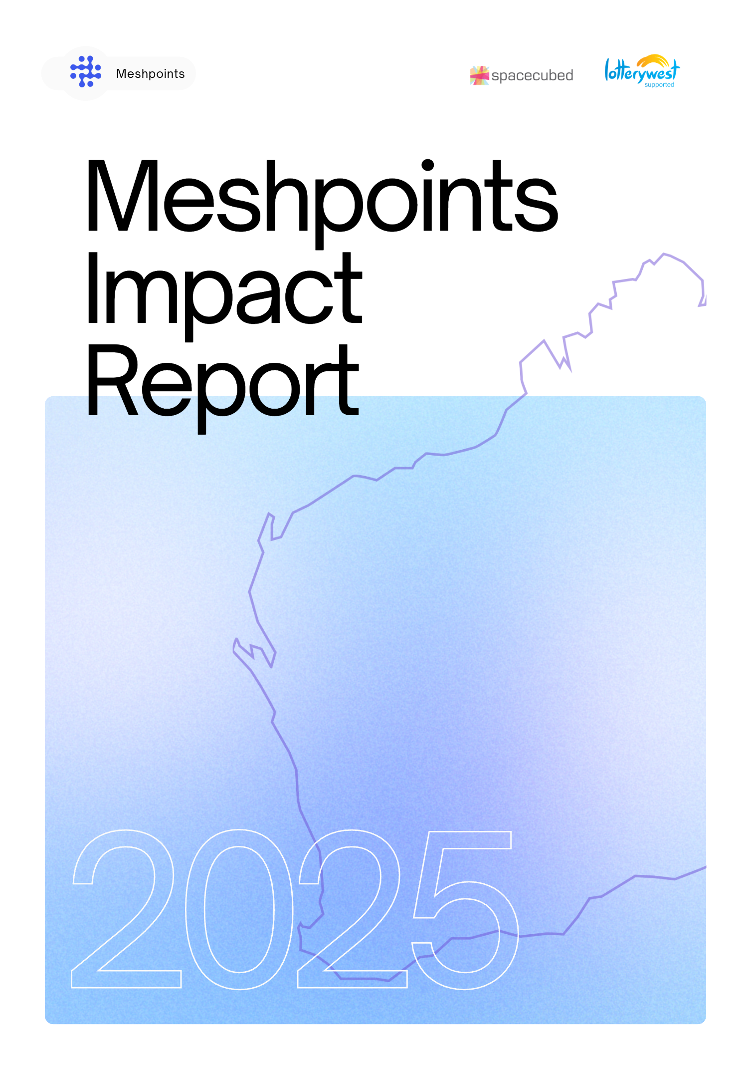 Cover of 2025 Meshpoints Impact Report